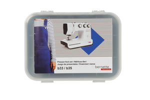 bernette Presser-foot Set b33 / b35 - Meissner Sewing and Vacuum bernette Presser-foot Set b33 / b35 - Meissner Sewing and Vacuum