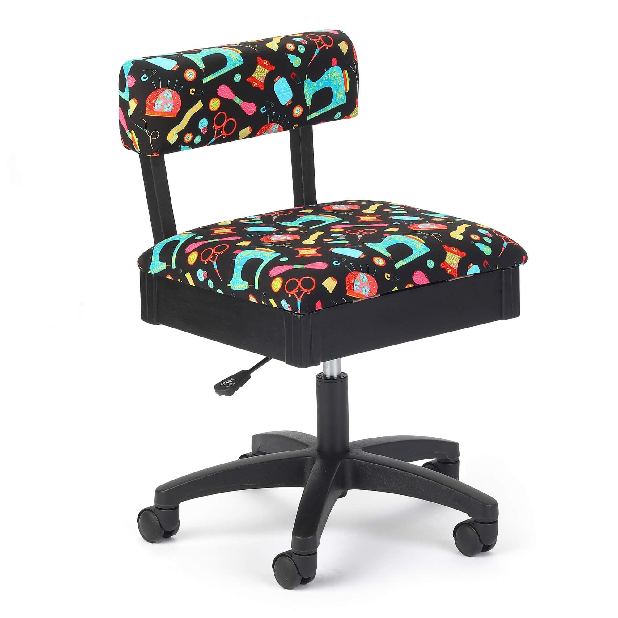 Arrow Sewing Notions Hydraulic Sewing Chair (H7013B) - Meissner Sewing and Vacuum