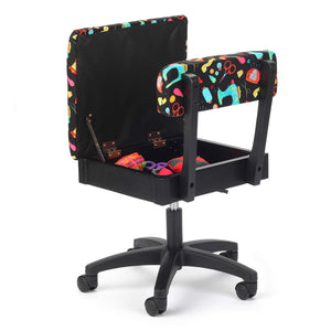 Arrow Sewing Notions Hydraulic Sewing Chair (H7013B) - Meissner Sewing and Vacuum