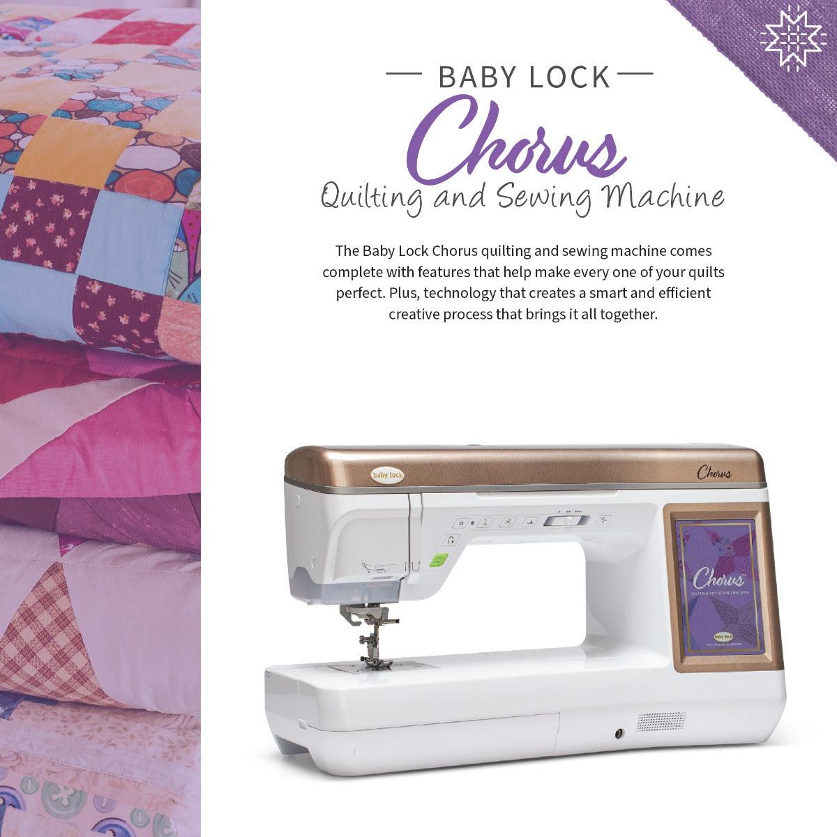 Used Baby Lock Chorus Quilting and Sewing Machine - Recertified - Meissner Sewing and Vacuum