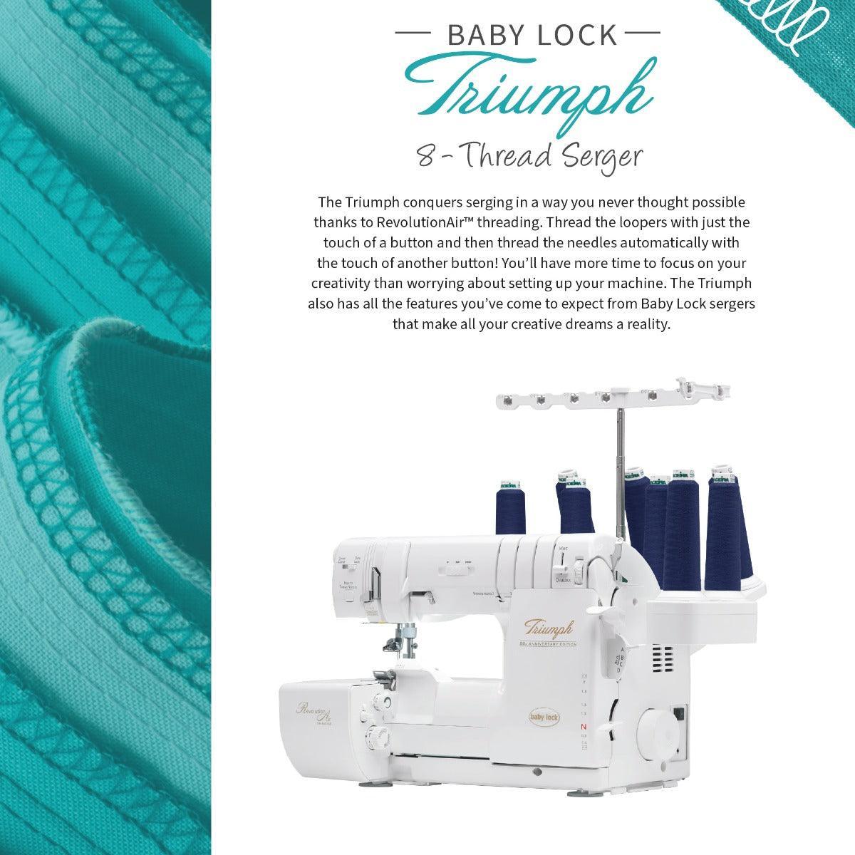 Baby Lock Triumph Serger - Meissner Sewing and Vacuum