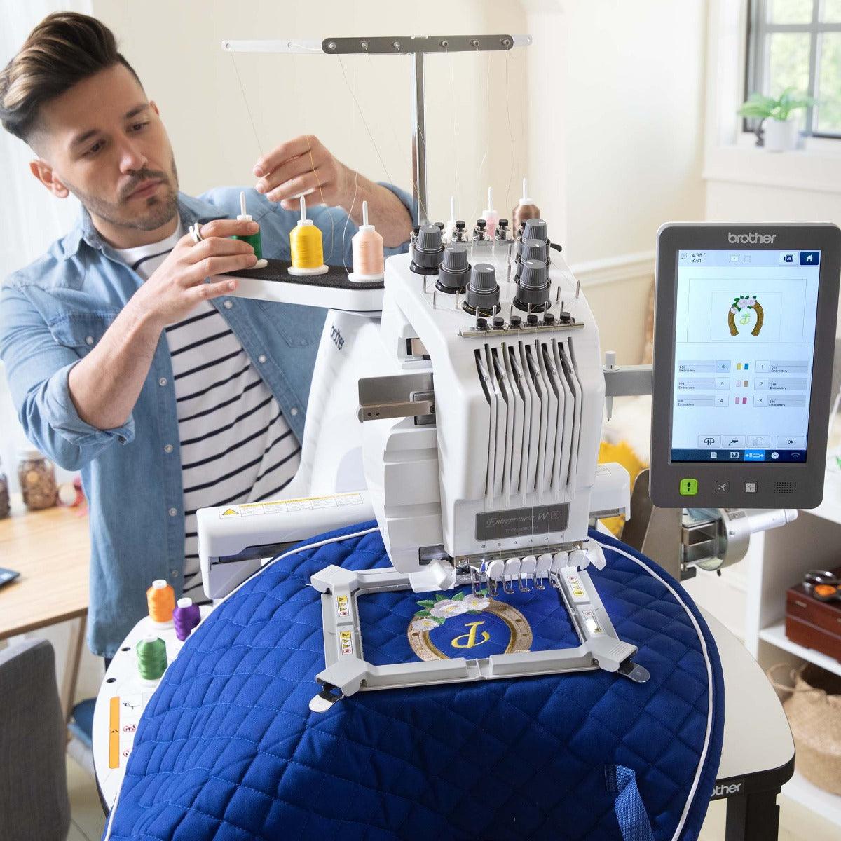 Brother Entrepreneur PR680W 6 Needle Embroidery Machine - Meissner Sewing and Vacuum