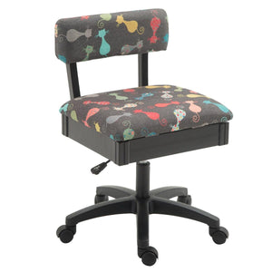 Arrow Cat's Meow Hydraulic Sewing Chair (H6103) - Meissner Sewing and Vacuum