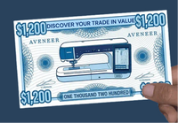 What is my sewing machine trade in worth?