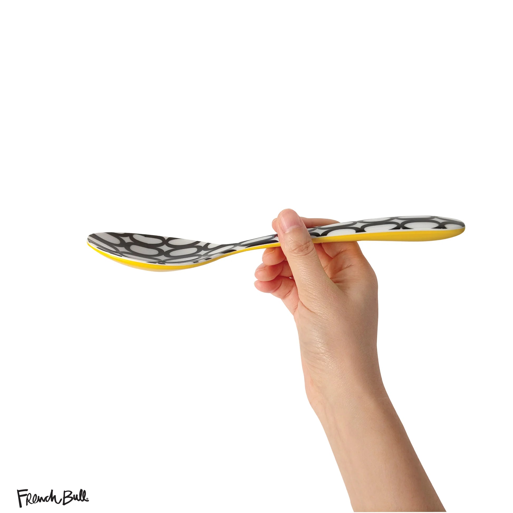 Oval B&W 9.5" Serving Spoon