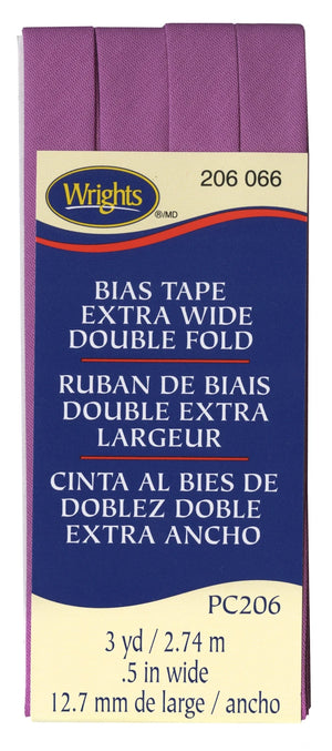 1/2" Double Fold Bias Tape Orchid