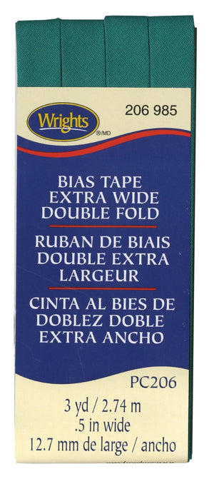 1/2" Double Fold Bias Tape Irish Green