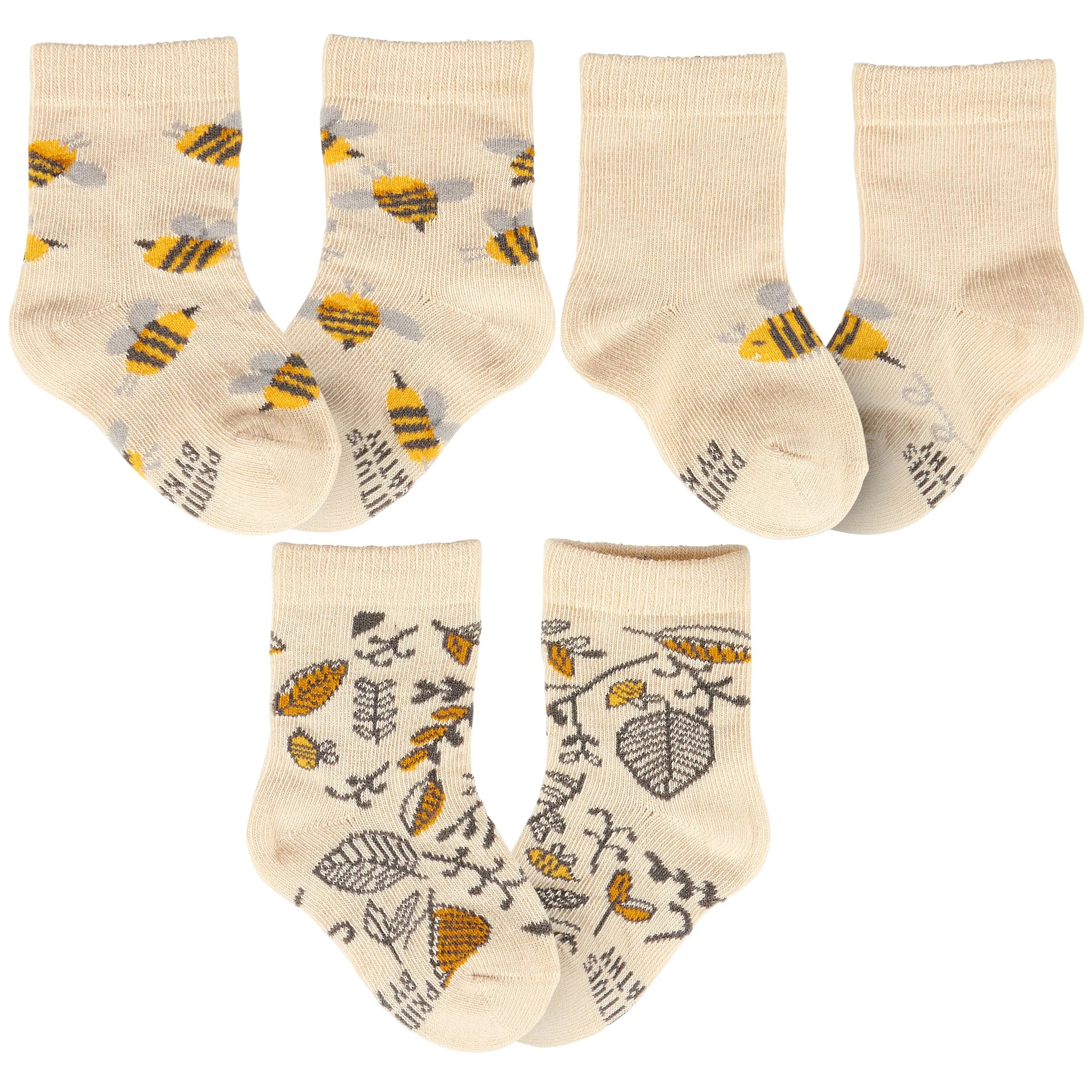 Bees Baby Sock Set
