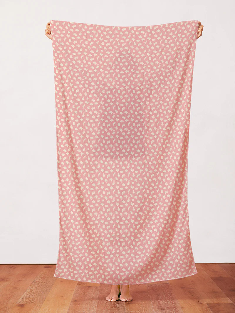 Moon Rabbit Graphic Coral