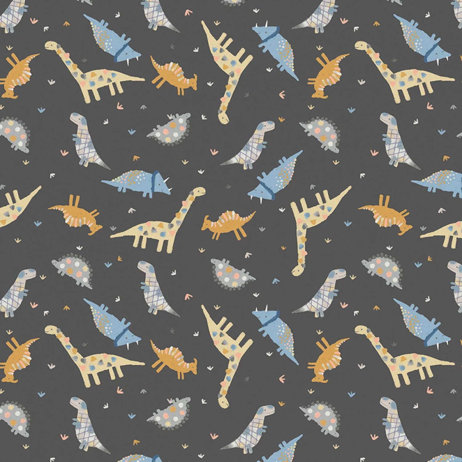 Комплект из флани Benartex Baby Dino Comfort Fat Quarter (16 шт.)