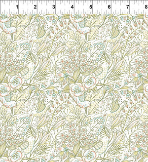 Tweets in Cream - Whimsy Quilting Fabric - Meissner Sewing and Vacuum