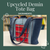 Upcycled Denim Tote or Purse | Sacramento