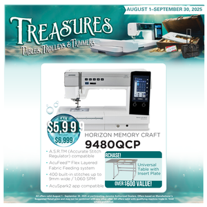 Janome Horizon Memory Craft 9480QCP Sewing & Quilting Machine