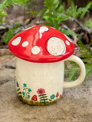 Lidded Mushroom Mug - Meissner Sewing and Vacuum