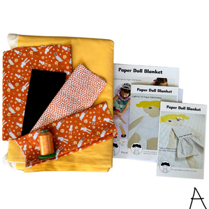 Paper Doll Blanket Fabric & Pattern Kit