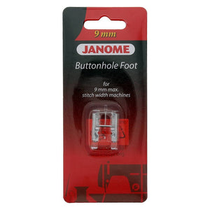 Janome Buttonhole Foot (Transparent) 9mm