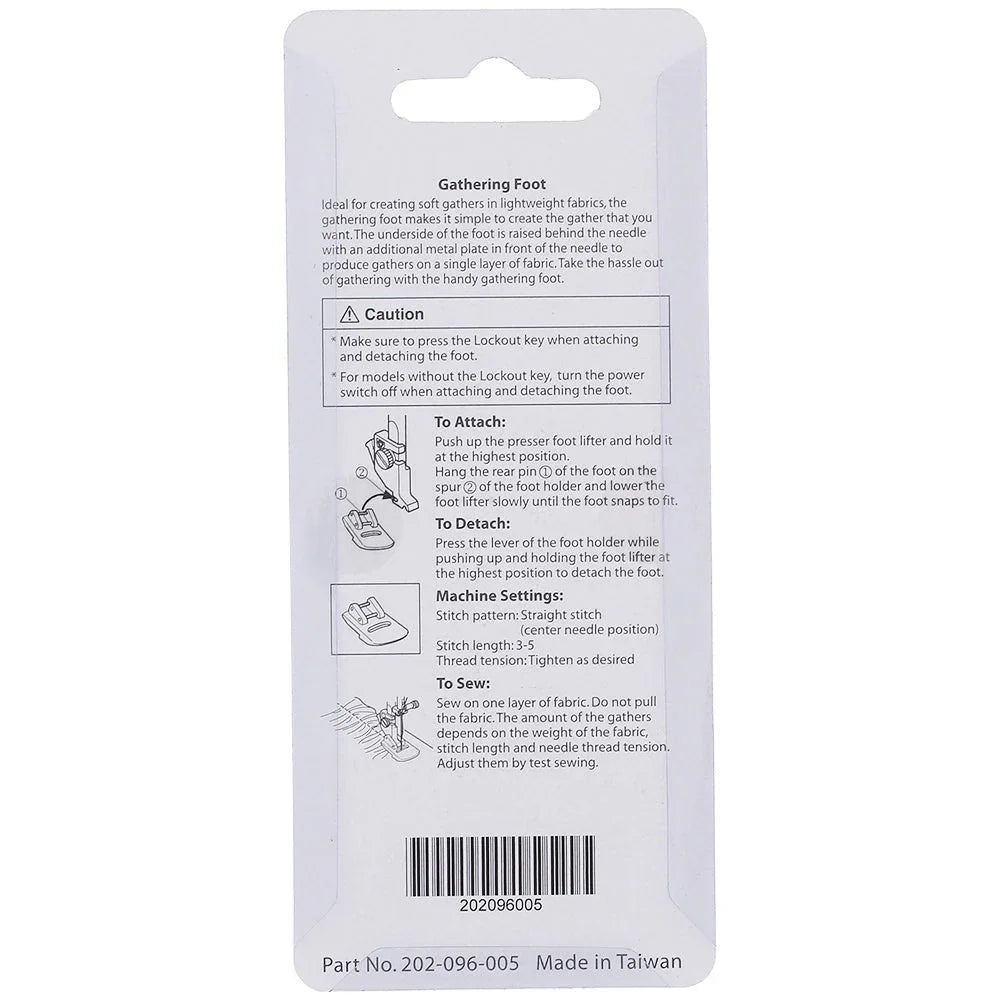 ЛАПКА ДЛЯ СБОРКИ FT JANOME 9 ММ