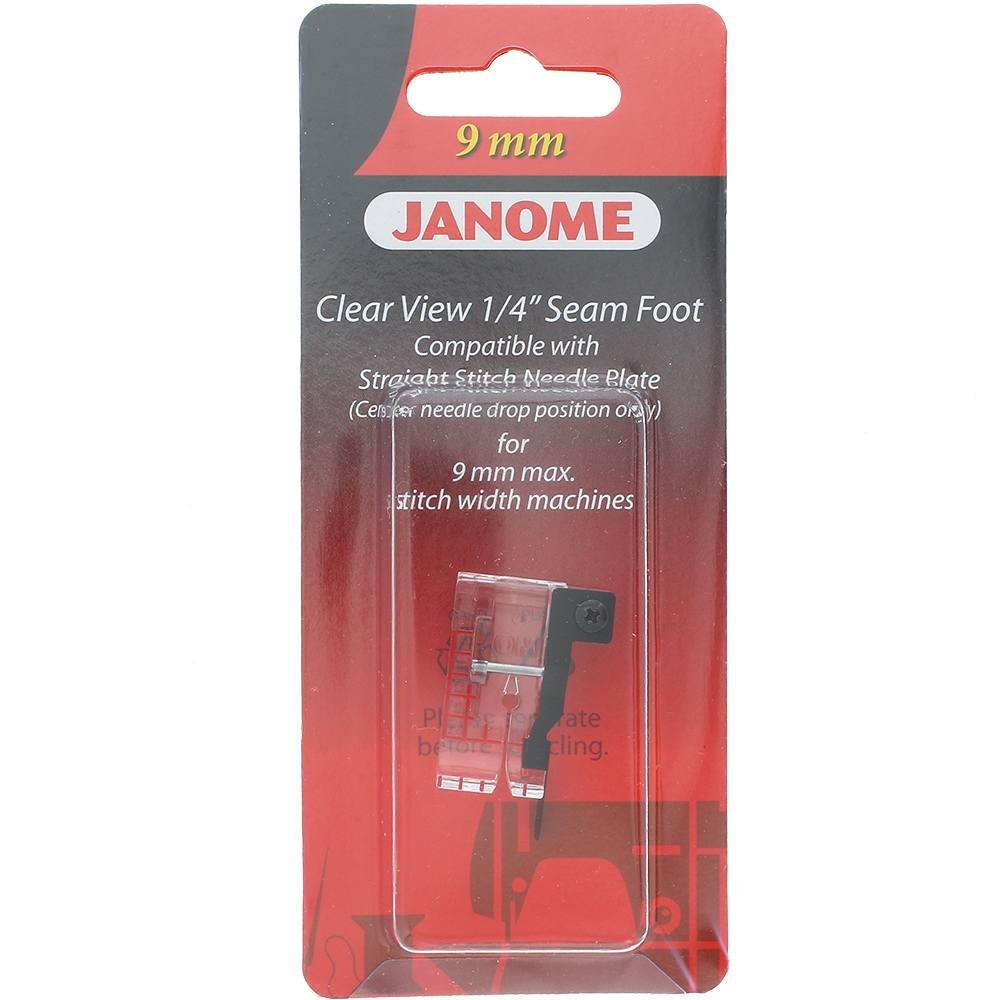 Лапка Janome Clear View 1/4" для швов для машин 9 мм