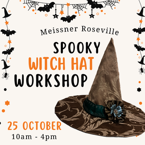 Spooky Witch Hat Workshop | Roseville | Oct. 25th