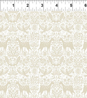 Deer in Beige - Whimsy Quilting Fabric - Meissner Sewing and Vacuum