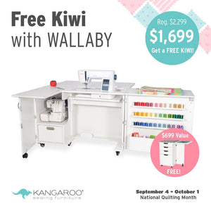 Kangaroo Wallaby Sewing Cabinet