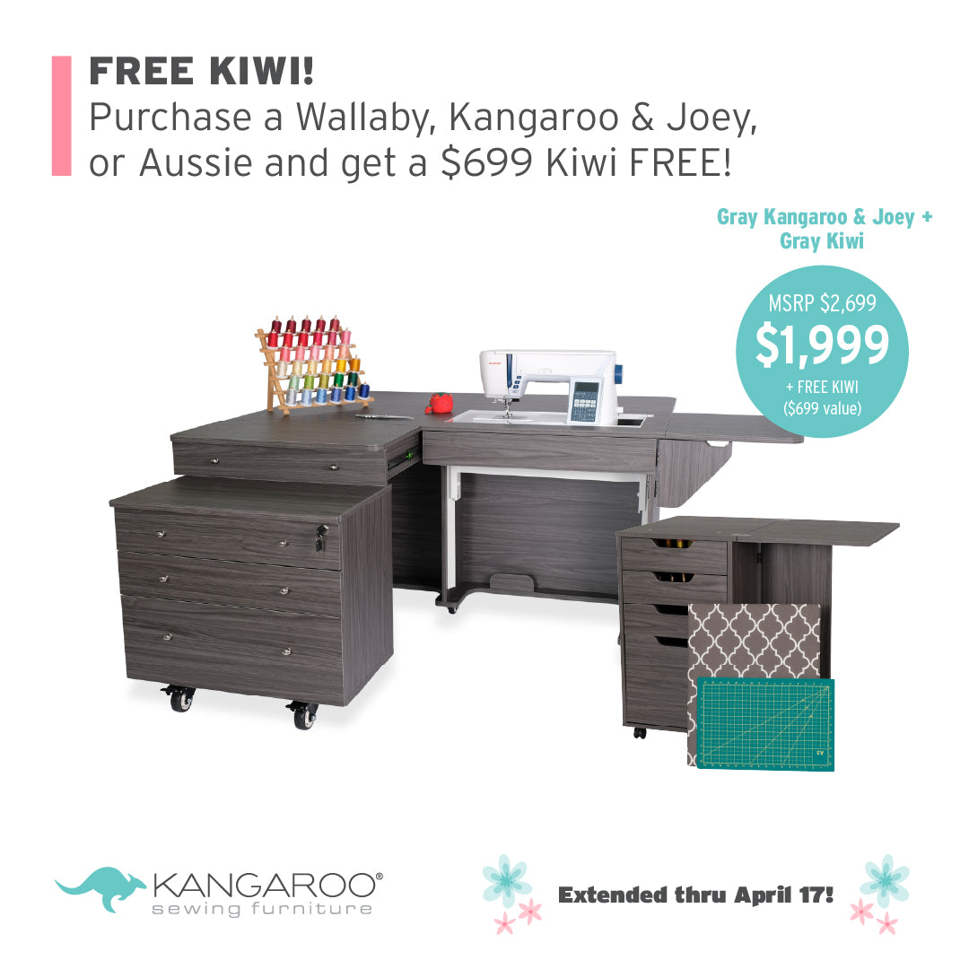 Kangaroo & Joey II Sewing Cabinet