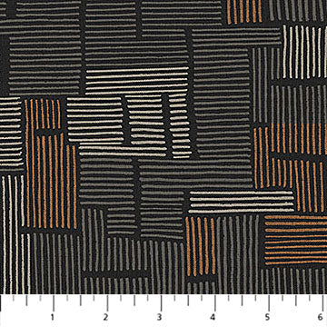 Modern Elements Fractures Black Multi