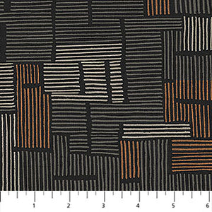 Modern Elements Fractures Black Multi
