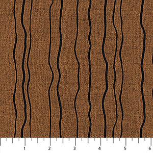 Modern Elements Wiggle Stripe Rust