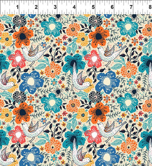 Whimsy Multi Colored Floral