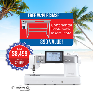 Janome Continental M8 Professional Sewing & Quilting Machine