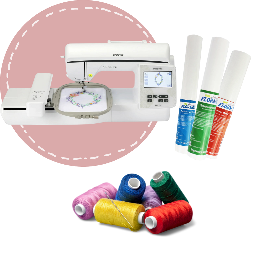 Brother Innov-I­s NQ1700E Embroidery Machine with Embroidery Business Kit