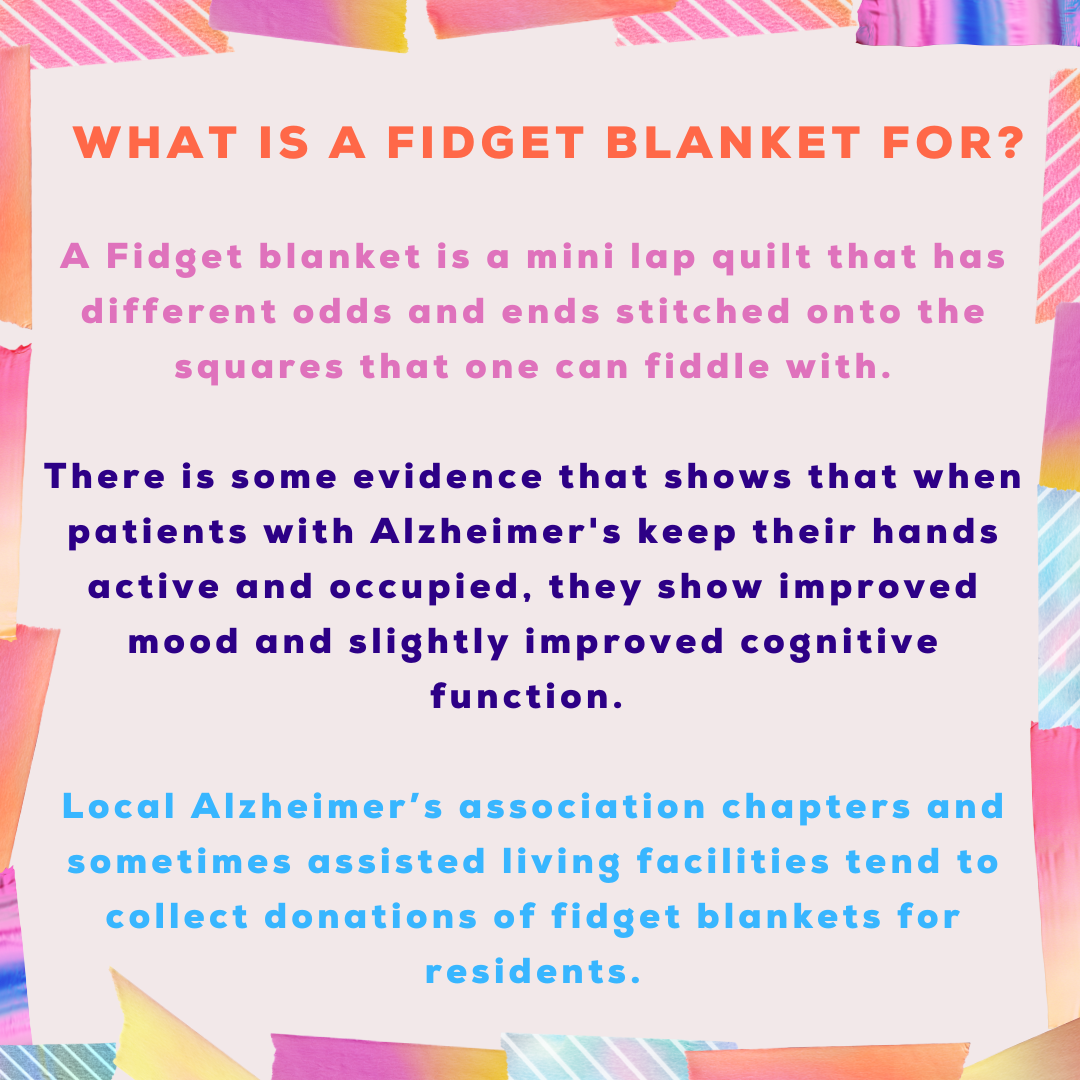Sewing for a Cause: Fidget Blankets | Sacramento | March 21st