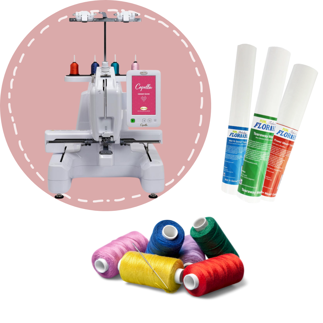 Baby Lock Capella Single Needle Embroidery Machine with Embroidery Business Kit