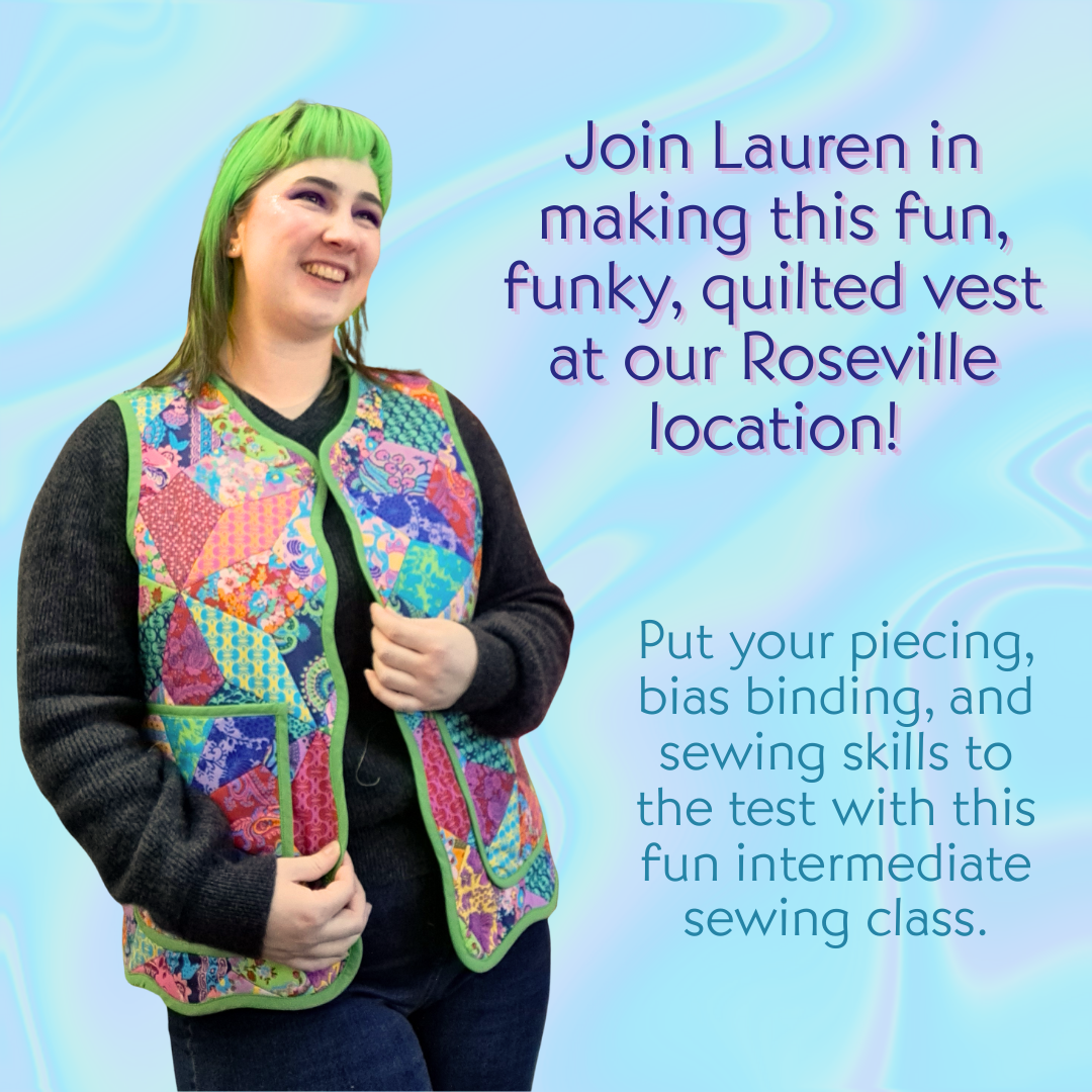 Lauren's Wavy Quilted Vest | Roseville