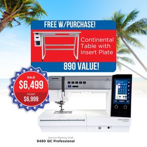 Janome Horizon Memory Craft 9480QCP Sewing & Quilting Machine