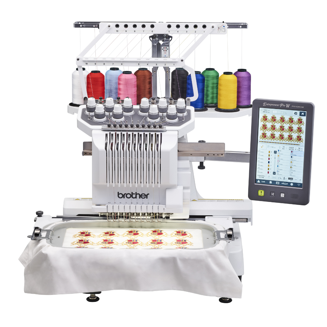 Brother PR1060W 10-Needle Embroidery Machine