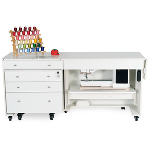Kangaroo & Joey XL Electric White Sewing Cabinet