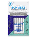Schmetz Size 60/8 Microtex (Sharp) Chrome Machine Needles (5pc)