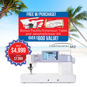 Janome Continental M6 Sewing & Quilting Machine