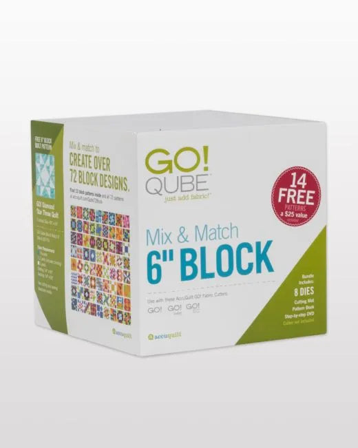 Accuquilt GO! Qube Mix & Match 6" Block