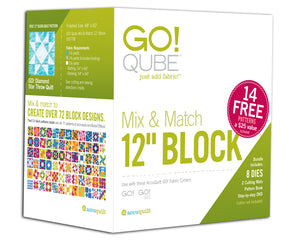 Accuquilt GO! Qube Mix & Match 12" Block