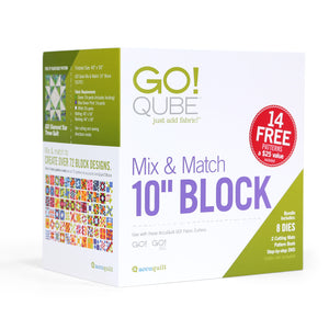 Accuquilt GO! Qube Mix & Match 10" Block