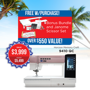 Janome Horizon Memory Craft 9410QC Sewing & Quilting Machine