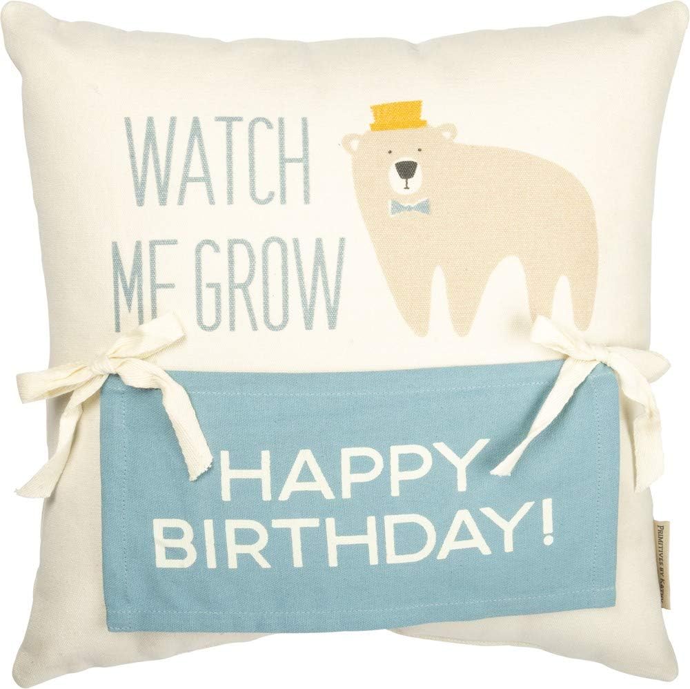 Primitives by Kathy Milestone Bear Pillow