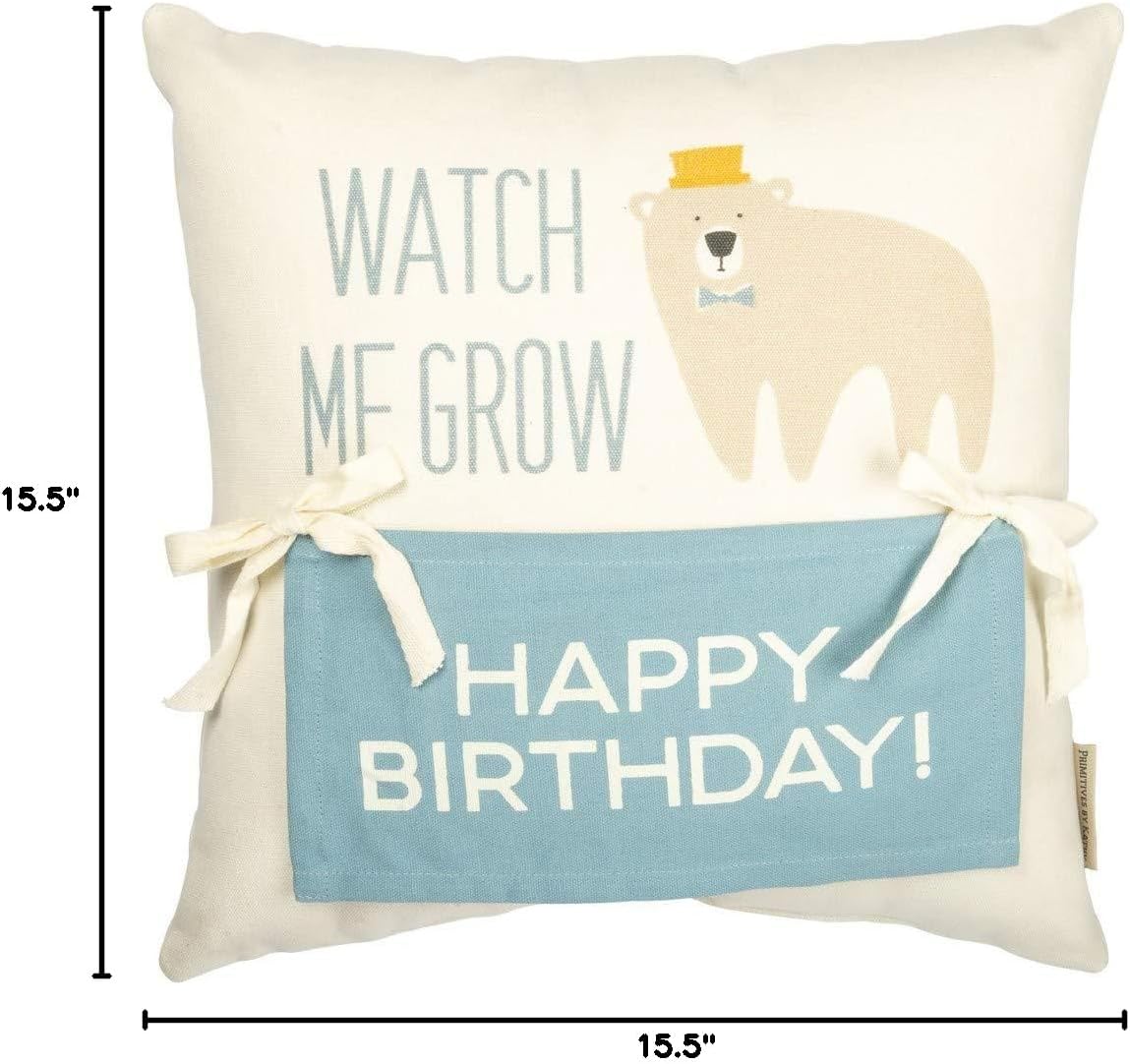 Primitives by Kathy Milestone Bear Pillow