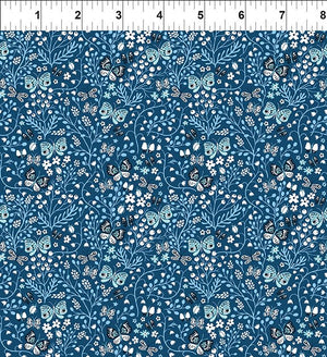 Butterflies in Blue - Whimsy Quilting Fabric - Meissner Sewing and Vacuum