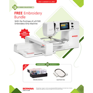 BERNINA B500 Embroidery Machine