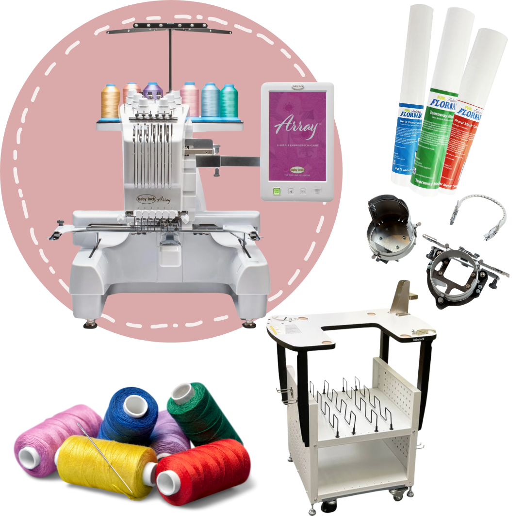 Baby Lock Array 6 Needle Embroidery Only Machine with Embroidery Business Kit