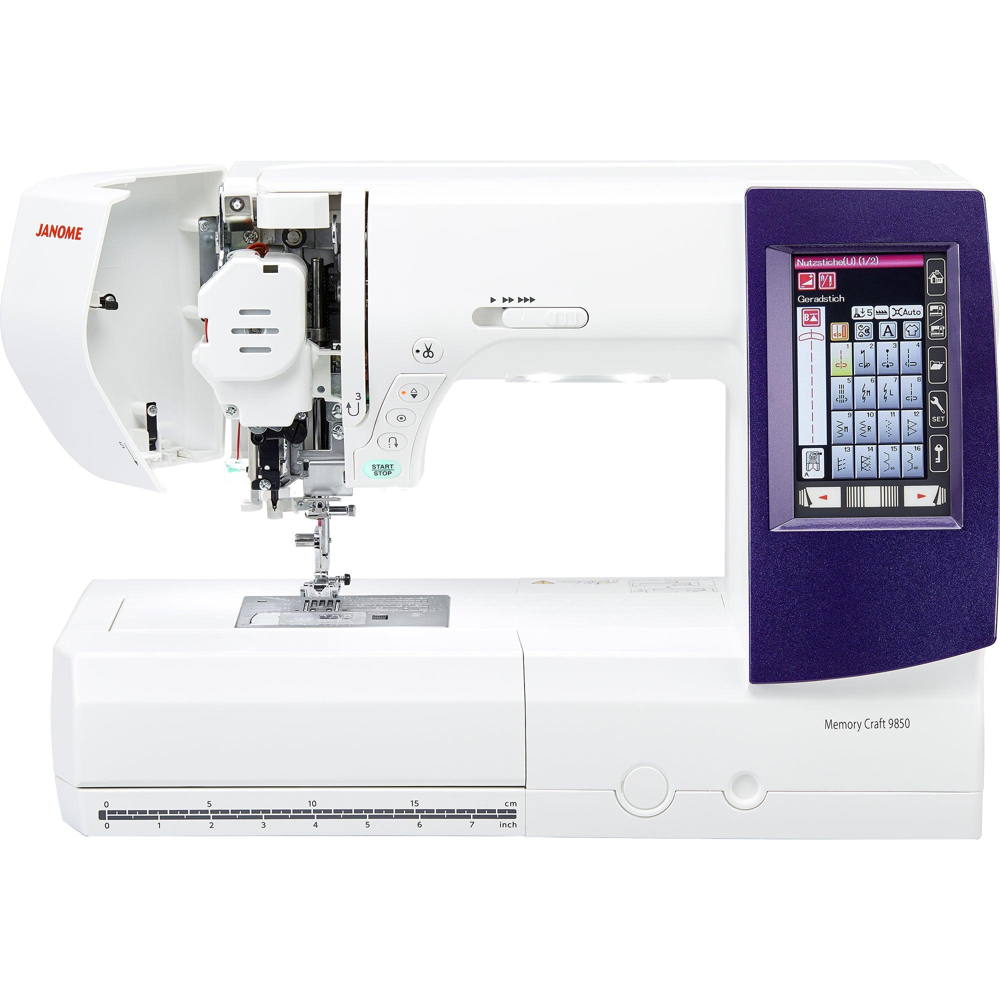 Janome Memory Craft 9850 Sewing and Embroidery Machine